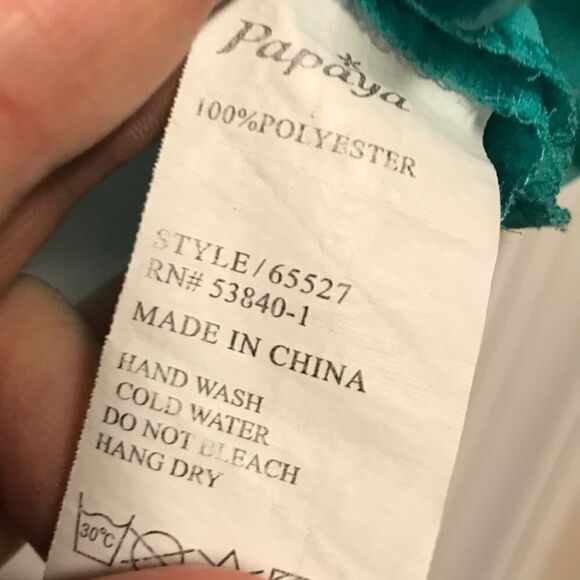 Papaya Green Sleeveless Top with Spikes - Picture 6 of 7